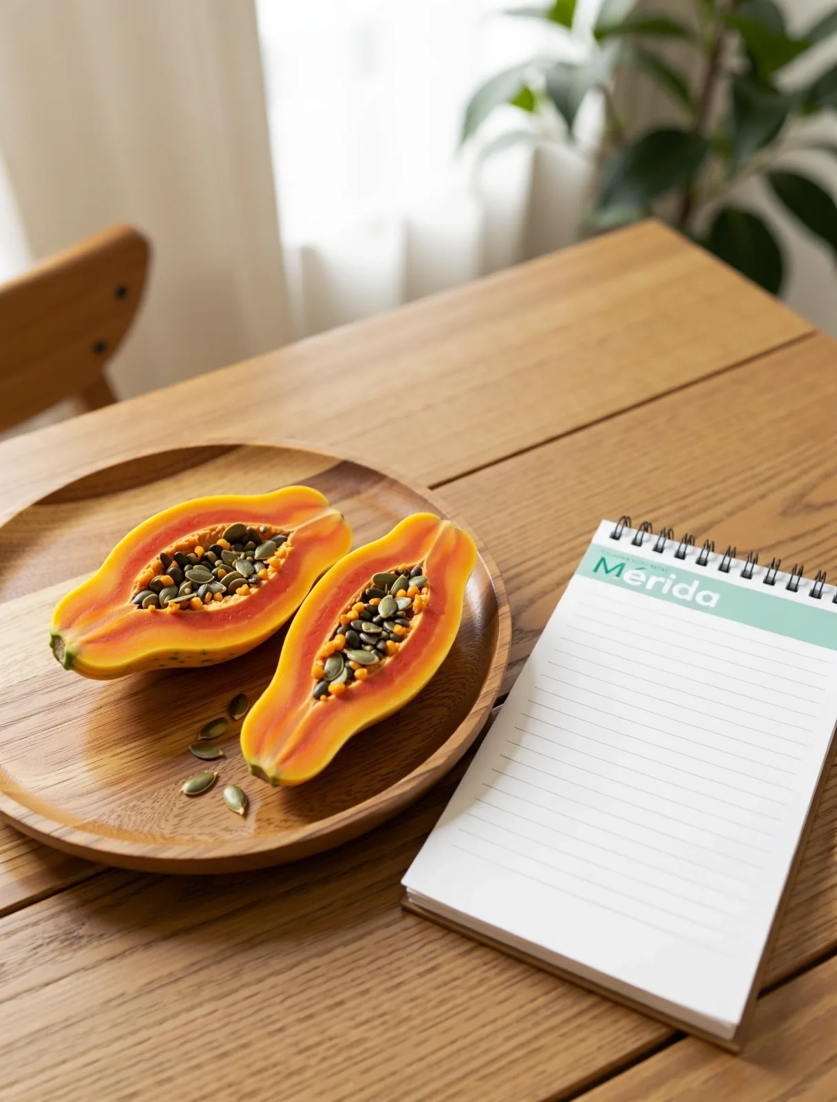 Ingredientes naturales y herramientas de nutrición